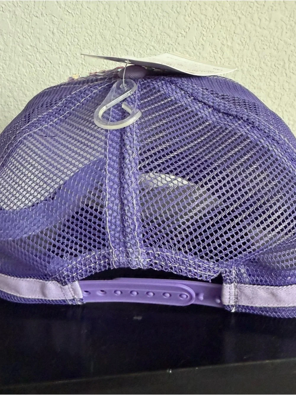 NWT Justice Purple Sequin Kids Cap - Sparkle Trucker Hat